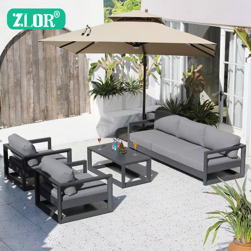 Outdoor Daybed Sofa - أطقم أرائك فاخرة من الألومنيوم للاستخدام