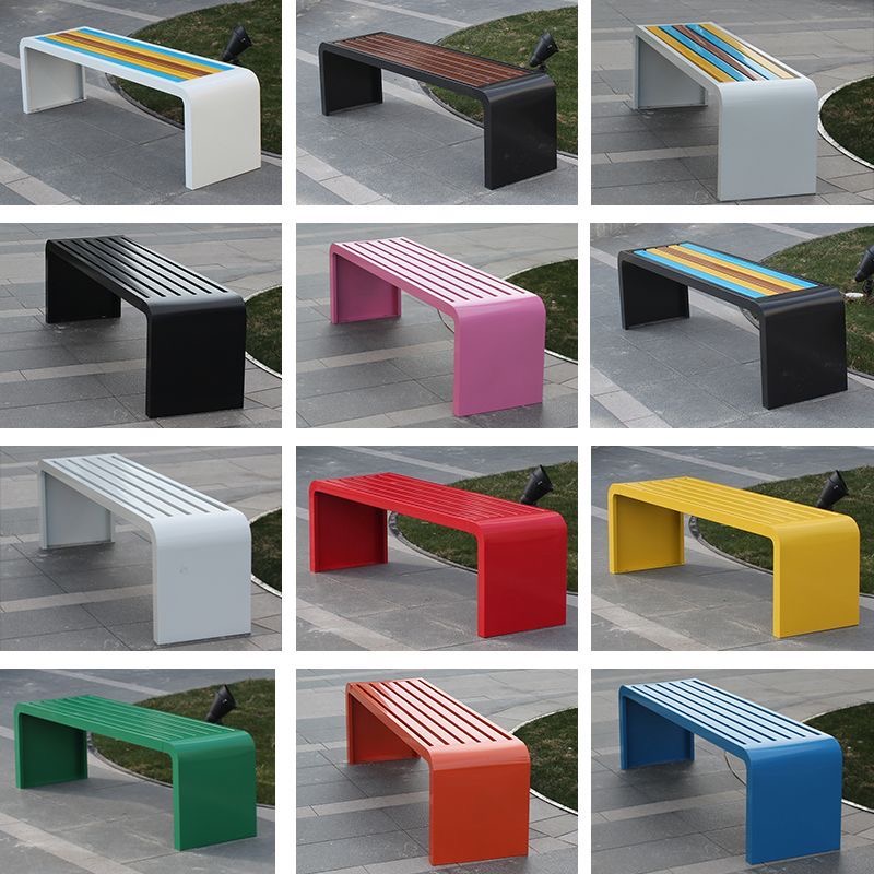 Garden Bench Metal - 1 م-1.8 م مقعد معدني من