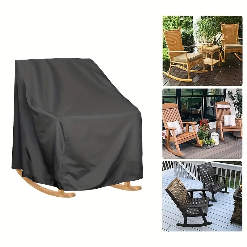 Outdoor Furniture Heavy - غطاء كرسي هزاز خارجي من قماش