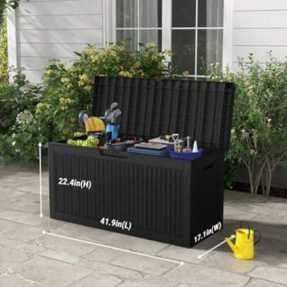 Outdoor Furniture Cushion - صندوق تخزين خارجي مقاوم للماء بنمط