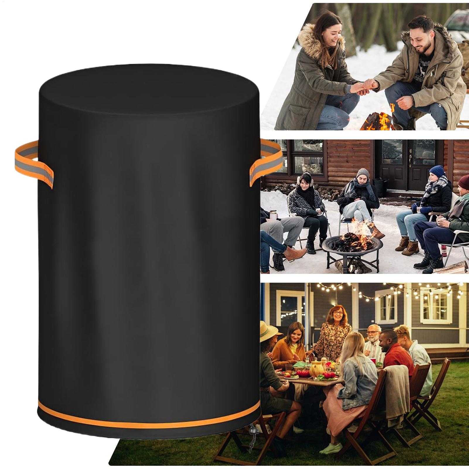 Outdoor Furniture Heavy - غطاء عمود موقد النار، متين ومقاوم