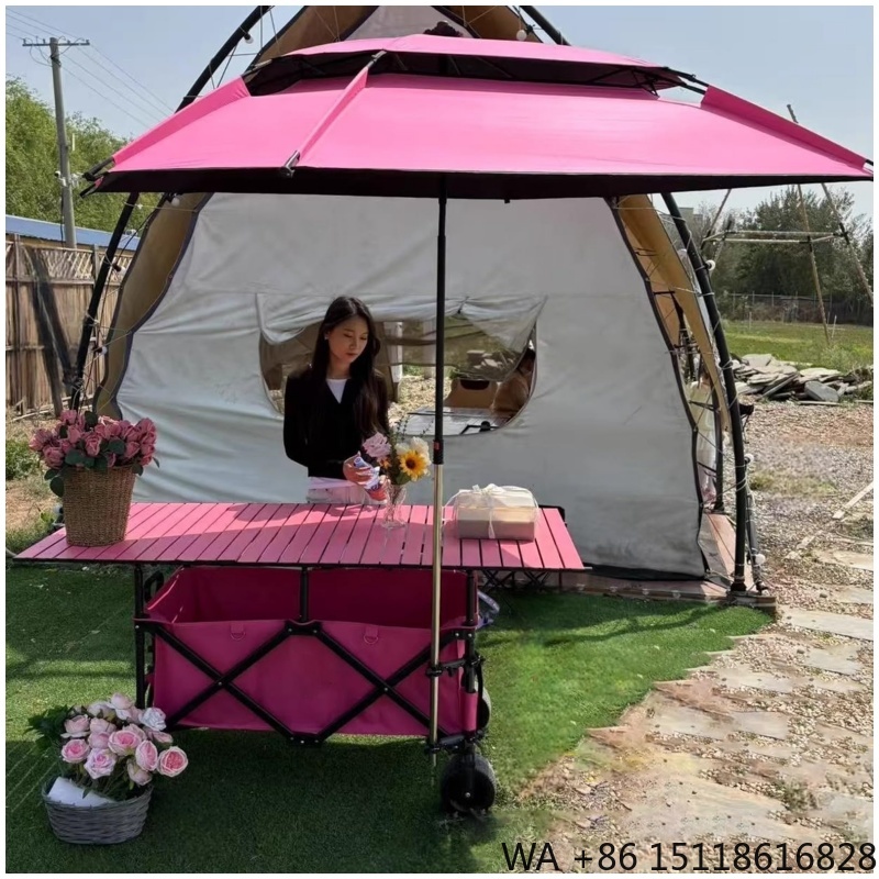 Outdoor Furniture Heavy - عربة قابلة للطي عالية الجودة سعة