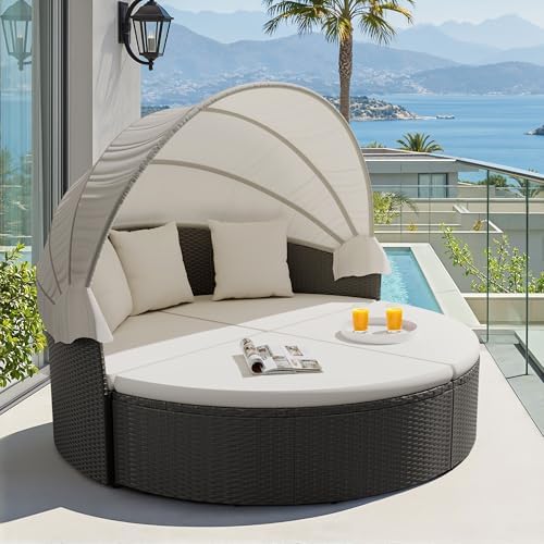 أثاث فناء خارجي: سرير نهاري دا - مراجعة Outdoor Daybed Sofa وسعره