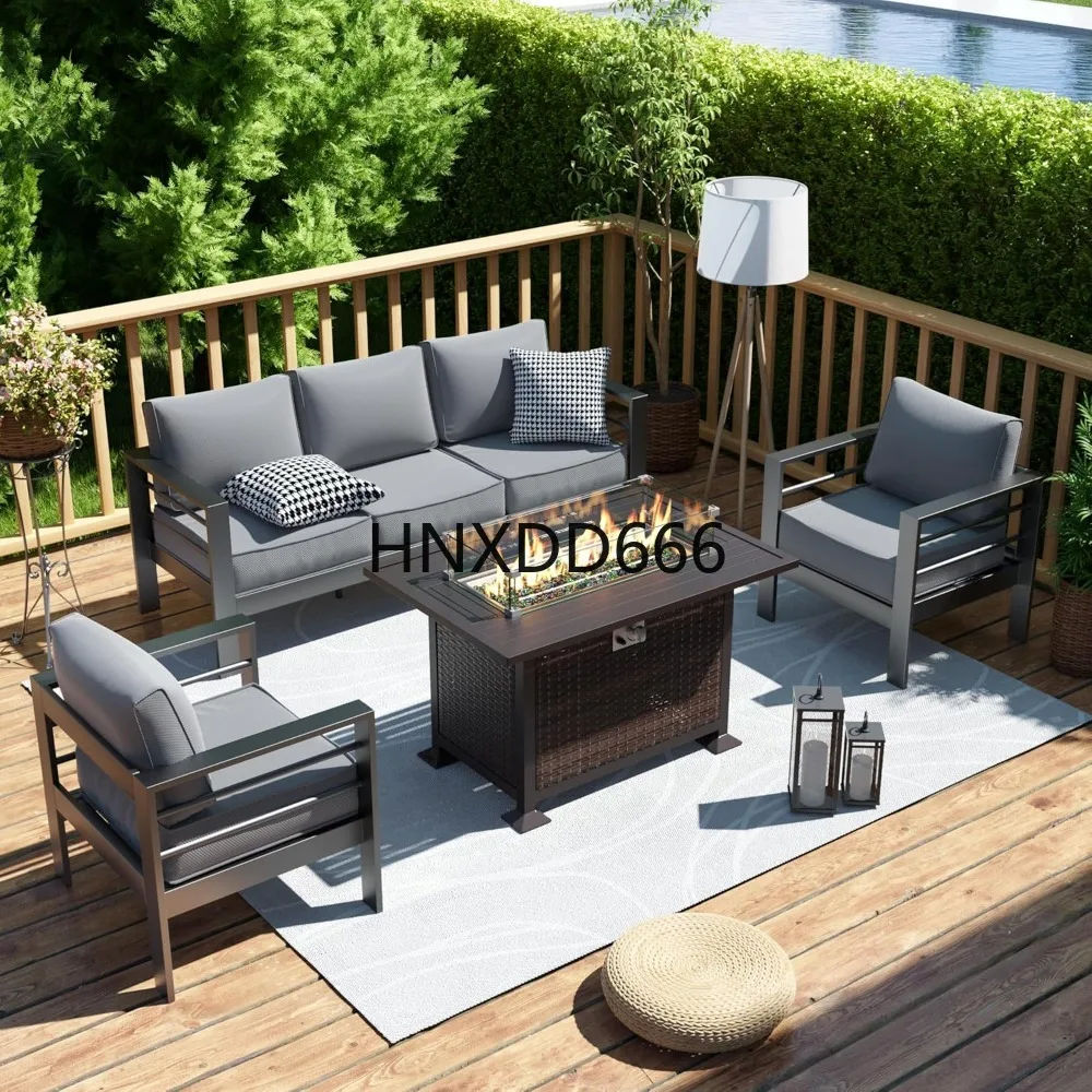 مجموعة أثاث الفناء مع طاولة ذا - مراجعة Outdoor Furniture Set With Fire Pit وسعره