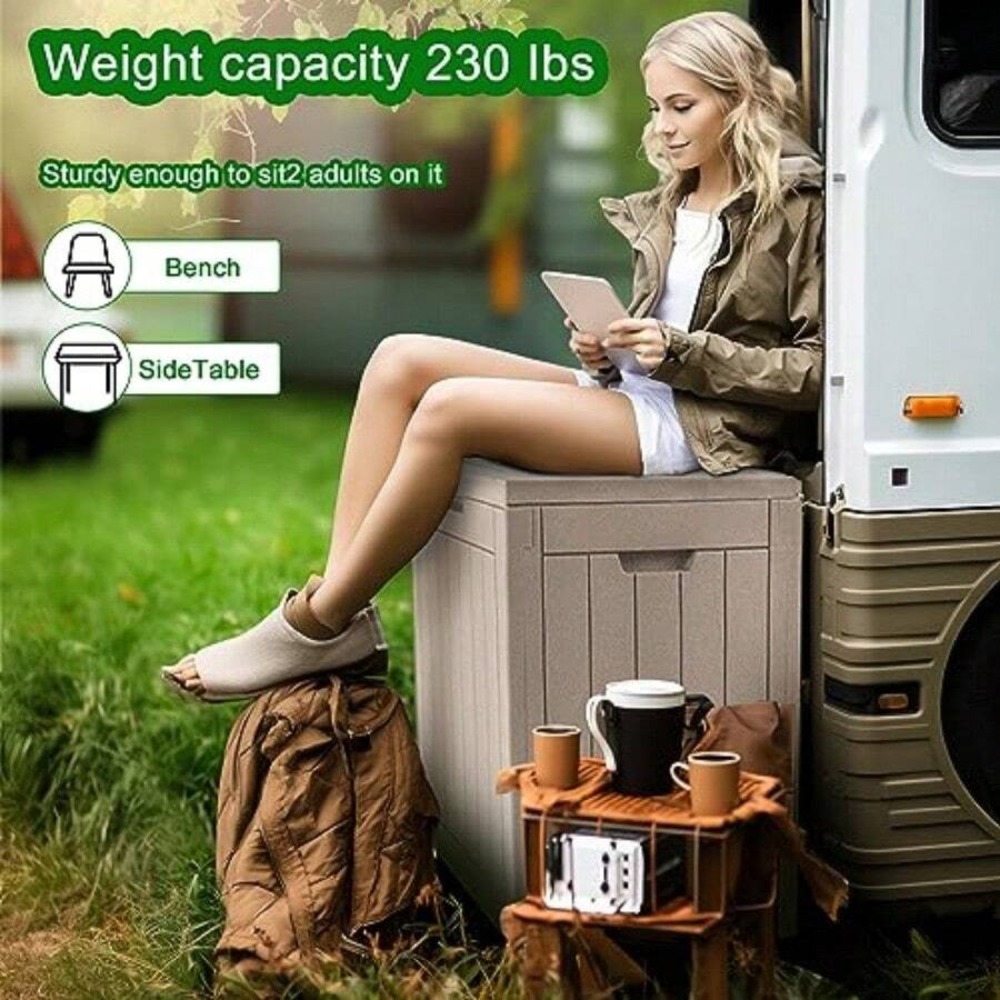 صندوق تخزين خارجي قابل للقفل م - مراجعة Outdoor Furniture Cushion وسعره