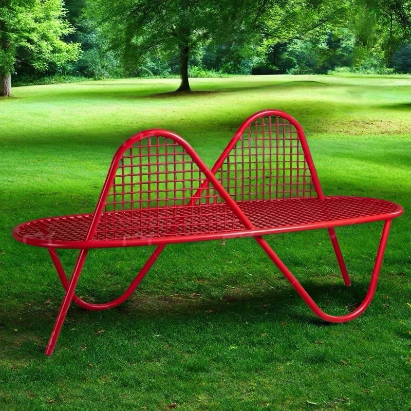 مقعد حديقة من الحديد المطاوع ف - مراجعة Garden Bench Metal وسعره