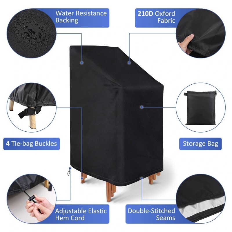غطاء حماية من الغبار للكراسي ا - مراجعة Outdoor Furniture Cover Waterproof وسعره