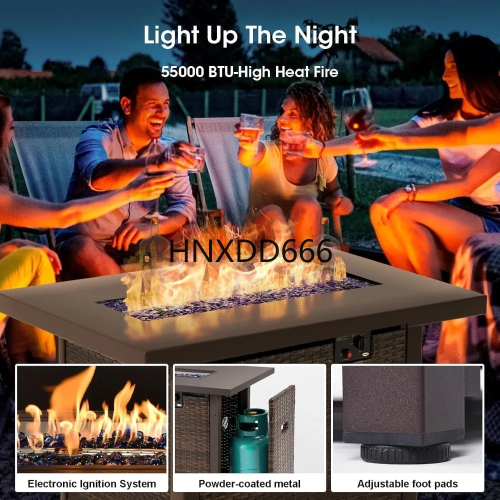 طقم أثاث فناء مكون من 7 قطع مع - مراجعة Outdoor Furniture Set With Fire Pit وسعره