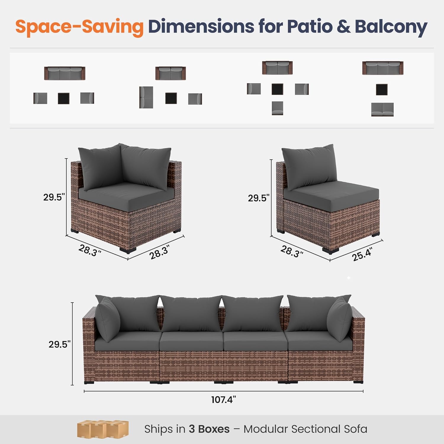 طقم أريكة خارجية من 5 قطع مع ط - مراجعة Outdoor Furniture Set With Fire Pit وسعره