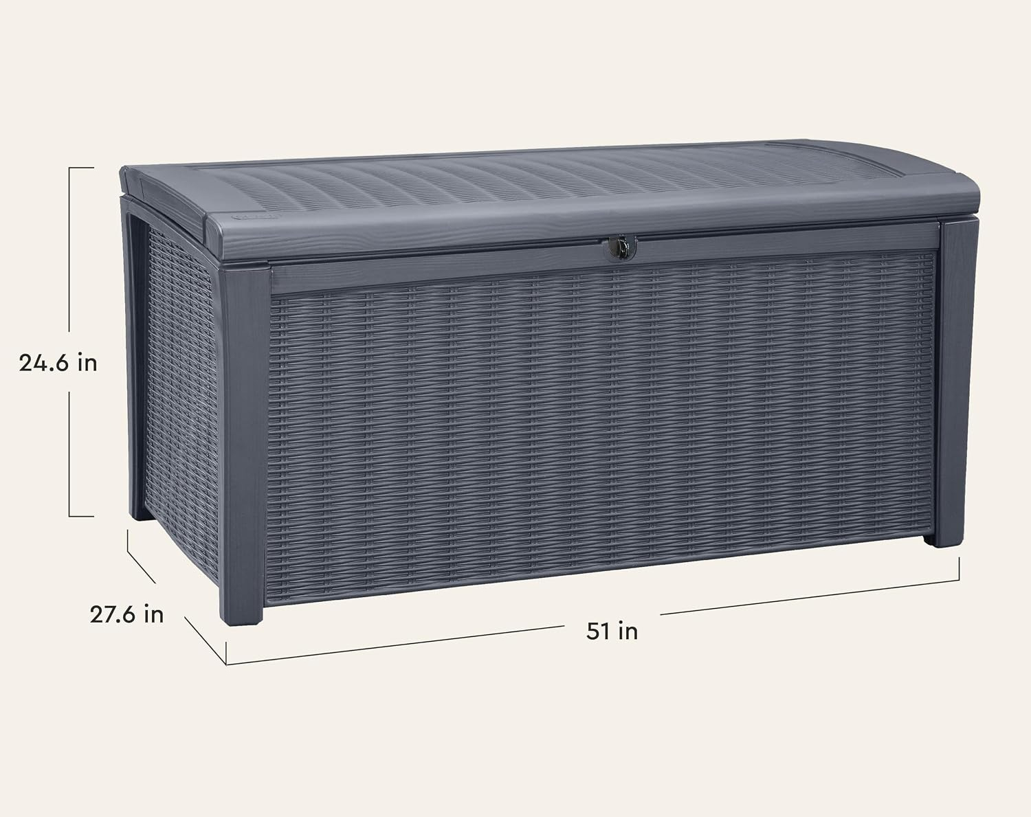 صندوق تخزين خارجي سعة 110 جالو - مراجعة Outdoor Furniture Cushion وسعره