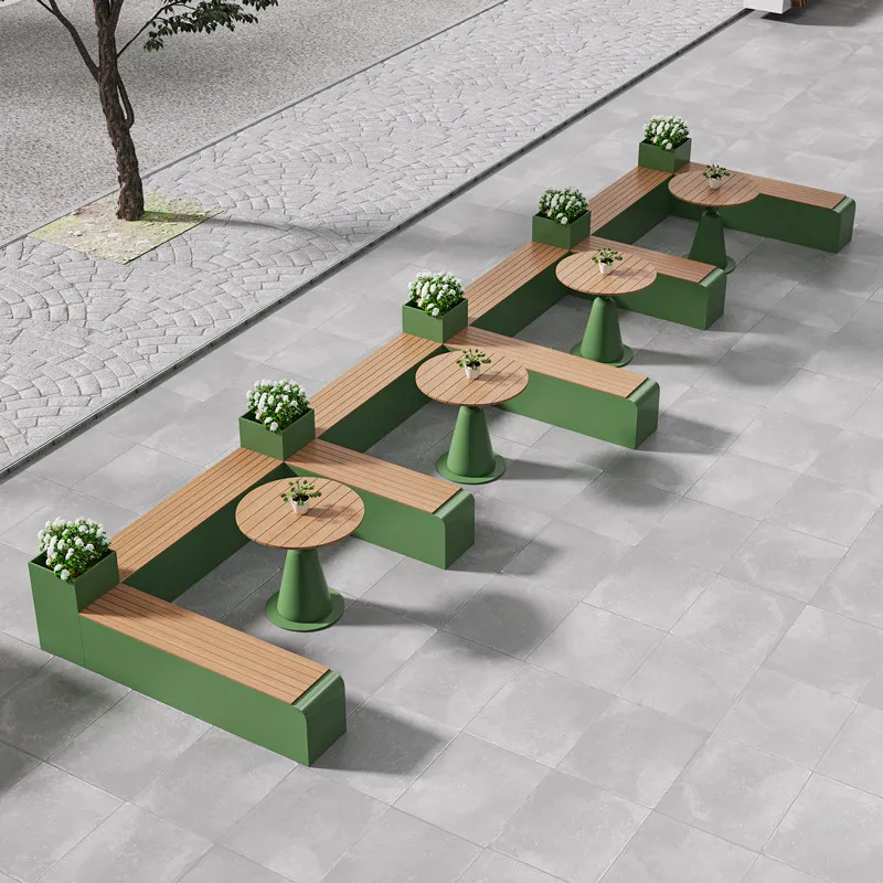 طقم طاولة وكراسي خارجية من ماد - مراجعة Garden Bench Metal وسعره