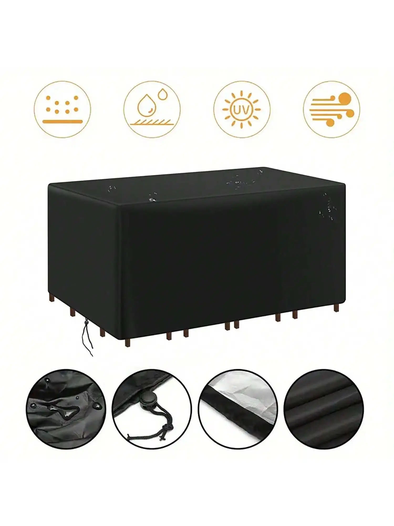 أثاث حديقة الفناء الخارجي متعد - مراجعة Outdoor Furniture Cover Waterproof وسعره