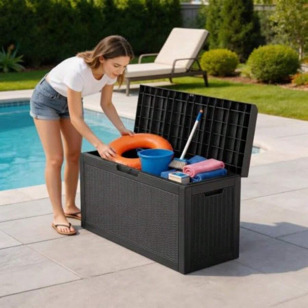 صندوق تخزين خارجي مقاوم للماء  - مراجعة Outdoor Furniture Cushion وسعره