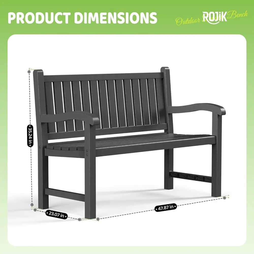 مقعد حديقة من الراتنج لشخصين،  - مراجعة Garden Bench Metal وسعره