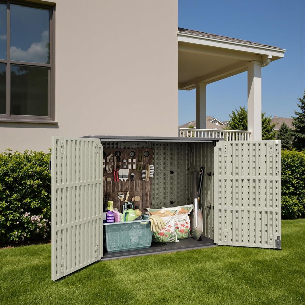 خزانة تخزين خارجية بسعة 26 قدم - مراجعة Outdoor Furniture With Storage وسعره