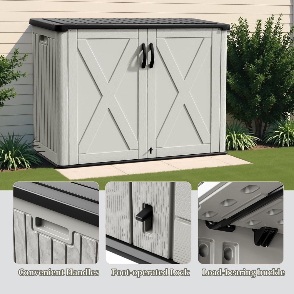 خزانة تخزين خارجية بسعة 26 قدم - مراجعة Outdoor Furniture With Storage وسعره