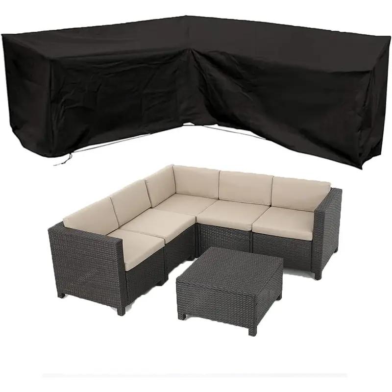 غطاء أريكة خارجي على شكل حرف L - مراجعة Outdoor Furniture Varnish وسعره