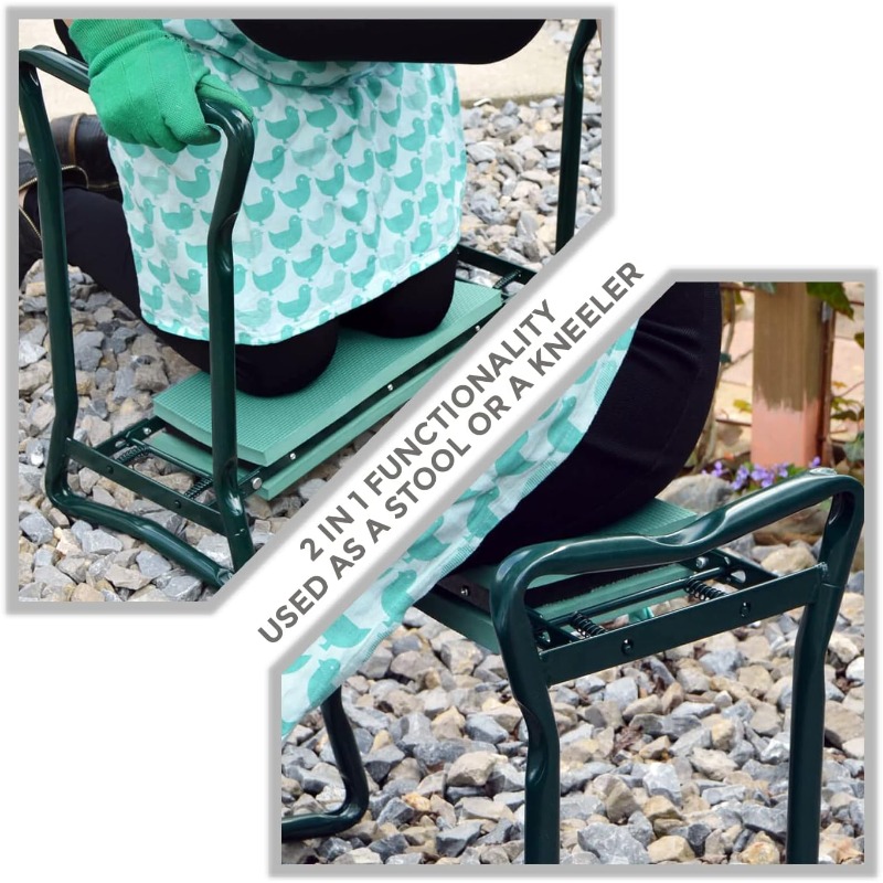 مقعد حديقة قابل للطي مع وسادة  - مراجعة Garden Bench Metal وسعره