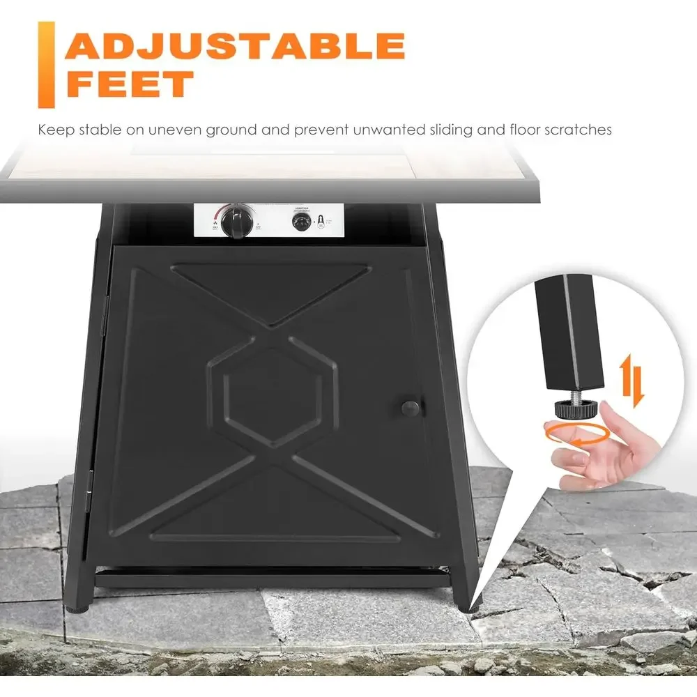 طقم أثاث خارجي مكون من 5 قطع م - مراجعة Outdoor Furniture Set With Fire Pit وسعره