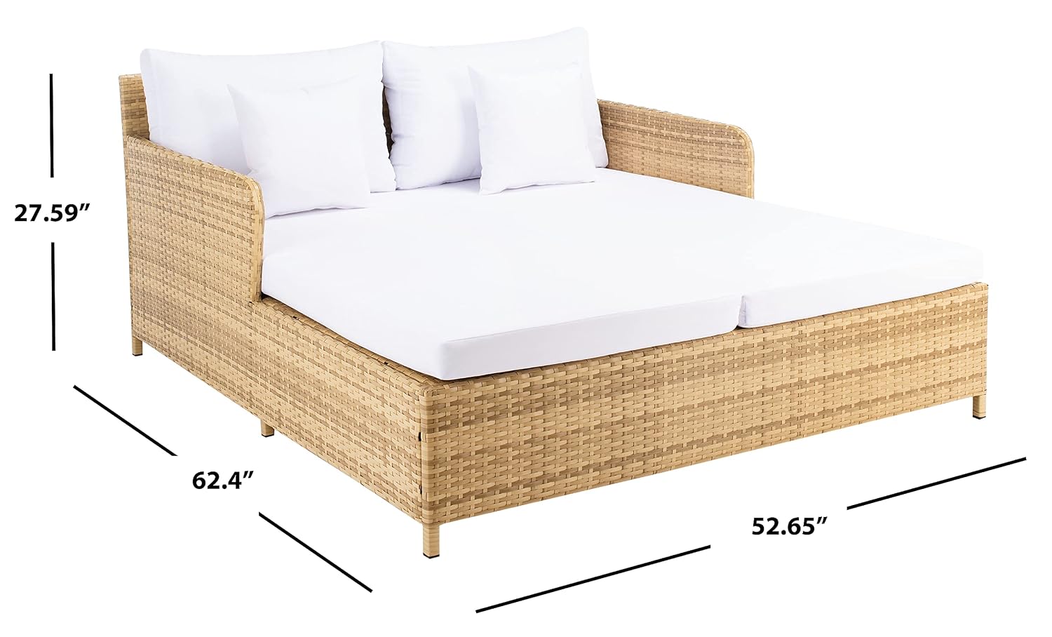 سرير نهاري خارجي من كاديو بإطا - مراجعة Outdoor Daybed Sofa وسعره